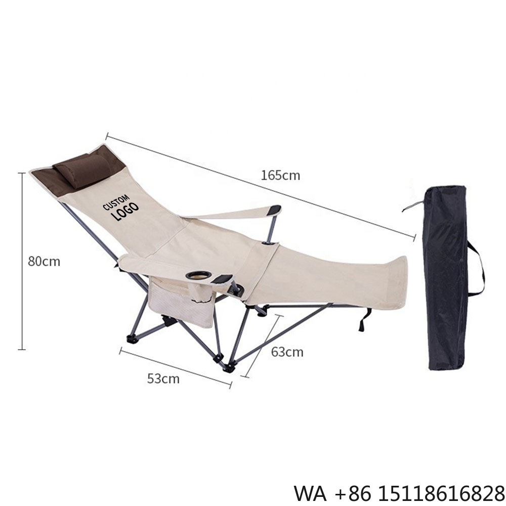 Outdoor Camping Set - ポータブル折りたたみリクライニングチェア 軽量調節可能チェア アウトドアキャンプビーチパティオ用 コンパクト収納