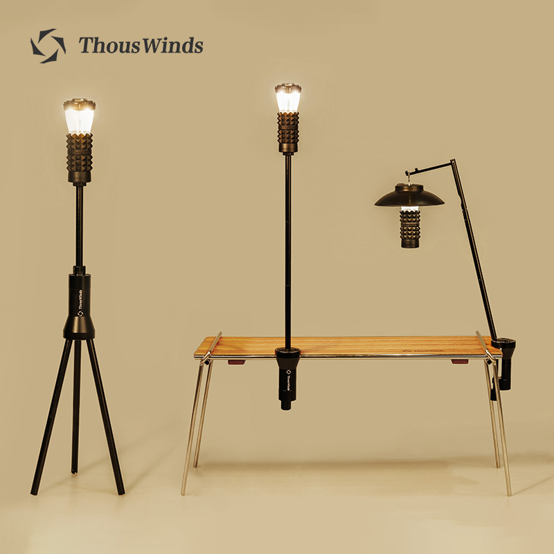 Camping Solar Lantern - Tous winds-ポータブルキャンプランタンスタンド、三脚、ゴールゼロ用屋外ランプ、ハイキングスタンドを固定