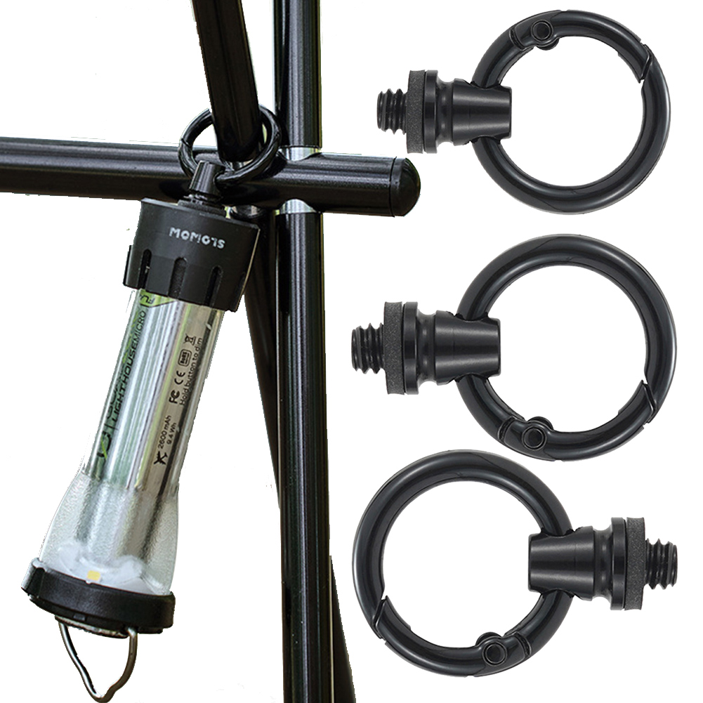 Camping Solar Lantern - フック付きキャンプハンギングライト,1,4インチのスレッド,ランプ,固定具,多機能,リング型,ハイキング用ハンガー,キャンプ