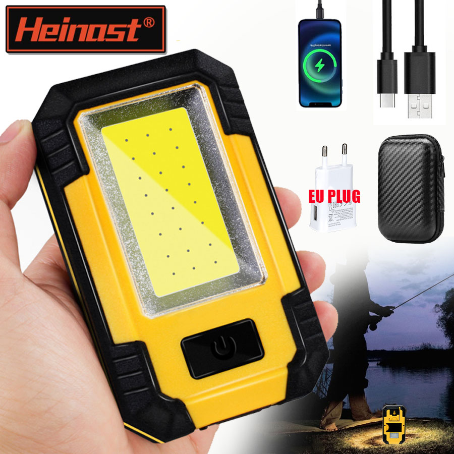 Outdoor Camping Light Portable - ポータブル4000mAh充電式作業灯 超高輝度COB懐中電灯 磁石/フック付き キャンプ用ランタン アウトドア緊急用