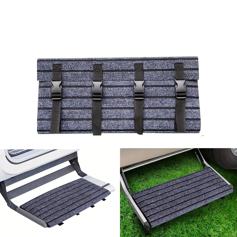 Outdoor Camping Mat - 屋外キャラバンステップドアマットRVステップ階段カーペットヘビーデューティー滑り止め交換用モーターホームアクセサリー旅行キャンプ用