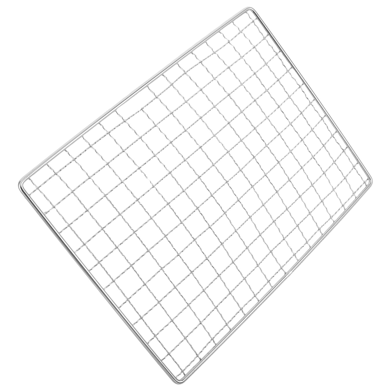 Outdoor Camping Mat - ステンレス鋼グリルメッシュマットノンスティックバーベキュー調理用ワイヤーメッシュネットバーベキューベーキングローストマット屋外キャンプピクニック用