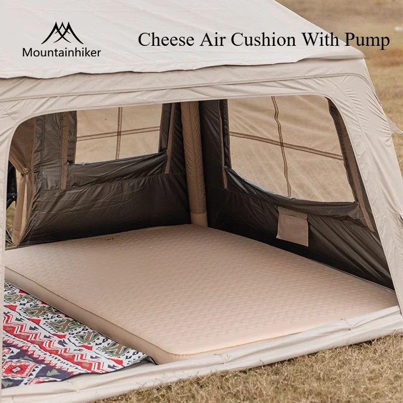 MOUNTAINHIKER エアマットレス キャンプ 内蔵ポ - Outdoor Inflatable Camping Tent With Air Pump のレビューと価格