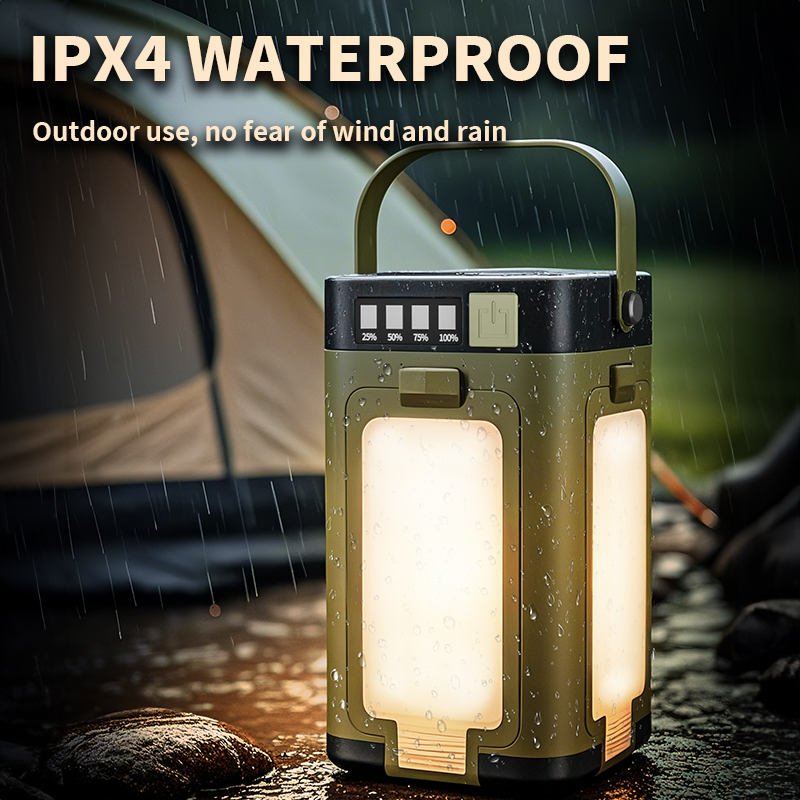 ソーラー充電式折りたたみ式2000mAhパワーバンク付き屋外 - Outdoor Camping Light Portable のレビューと価格