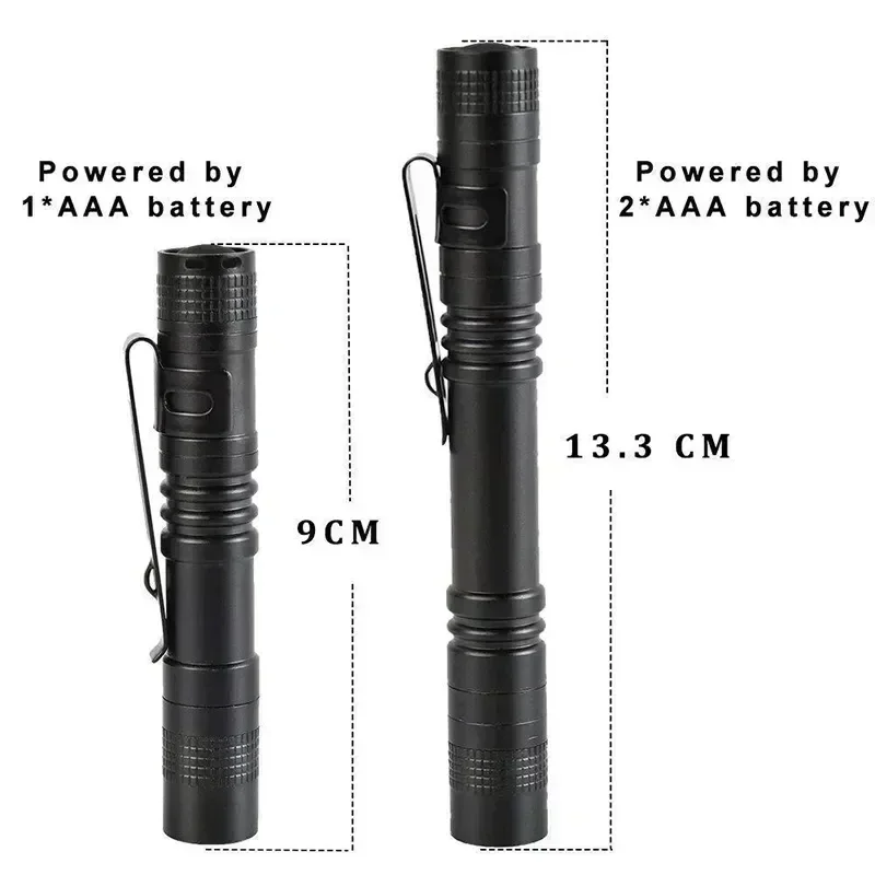 ミニポータブル LED ペンライト クリップ付き 超高輝度  - Outdoor Camping Light Portable のレビューと価格