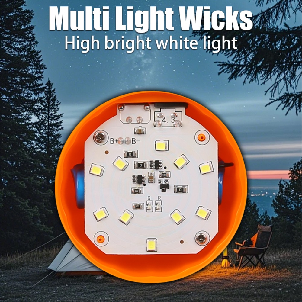 ポータブルミニキャンプランプ 4つの照明モード フック付き  - Outdoor Camping Light Portable のレビューと価格