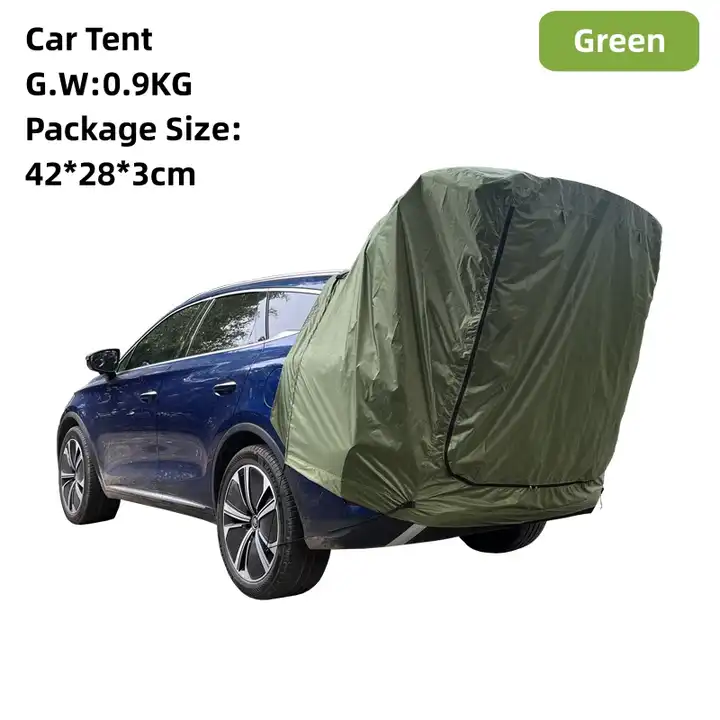 屋外防水キャノピー ルーフトップ 車後部キャンプテント グラ - Outdoor Camping Car Tail Tent のレビューと価格