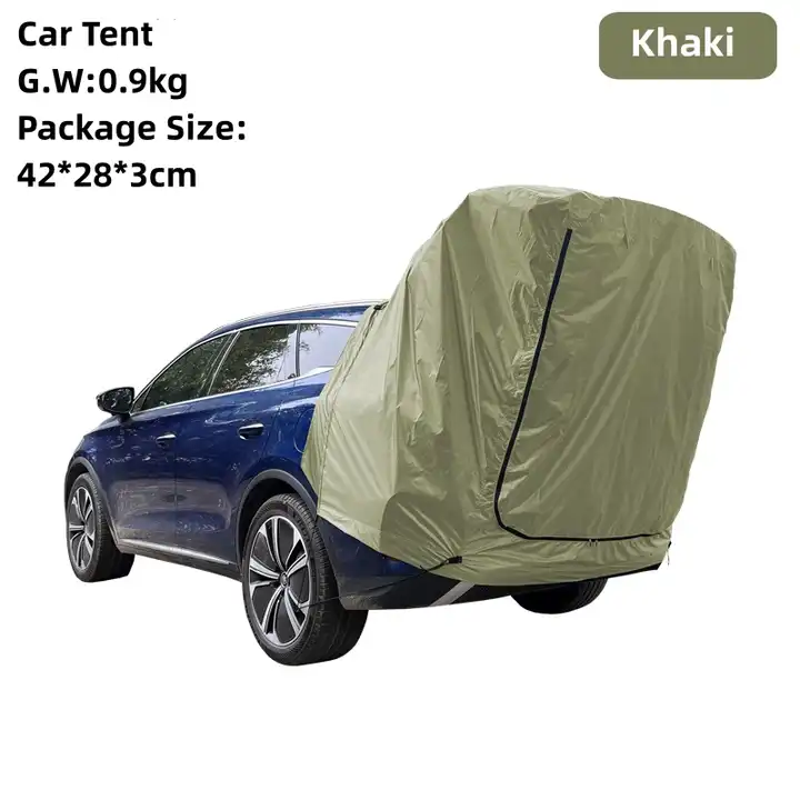 屋外防水キャノピー ルーフトップ 車後部キャンプテント グラ - Outdoor Camping Car Tail Tent のレビューと価格