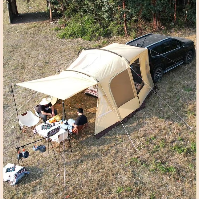 テント工場カスタムメイド屋外防水カールーフテントキャンプ用ポ - Outdoor Camping Car Tail Tent のレビューと価格