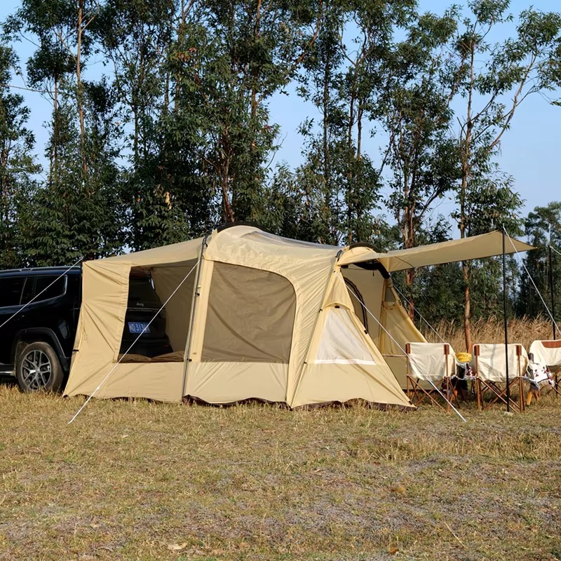 テント工場カスタムメイド屋外防水カールーフテントキャンプ用ポ - Outdoor Camping Car Tail Tent のレビューと価格