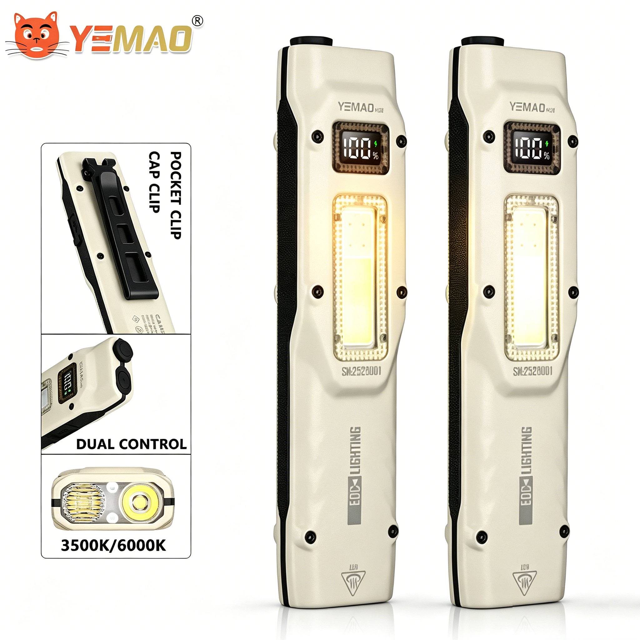 ポータブル880LM YEMAO M28超薄型タクティカルワ - Outdoor Camping Light Portable のレビューと価格