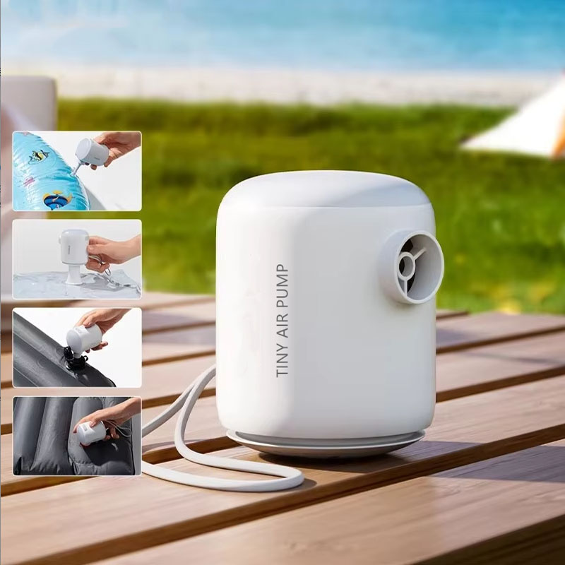 ミニエアポンプポータブル電動インフレーターポンプエアマットレ - Outdoor Inflatable Camping Tent With Air Pump のレビューと価格
