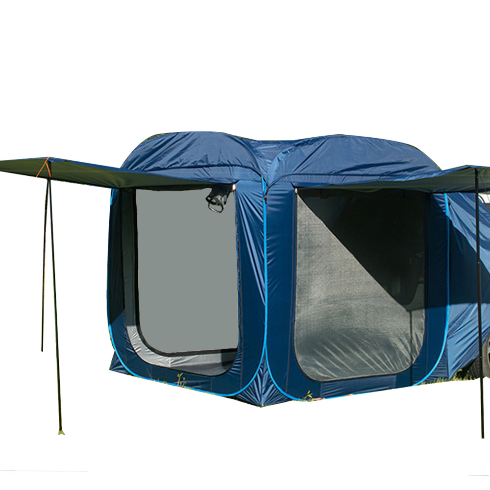 工場メーカー4人用屋外キャンプ小型ガレージトレーラーカーテー - Outdoor Camping Car Tail Tent のレビューと価格