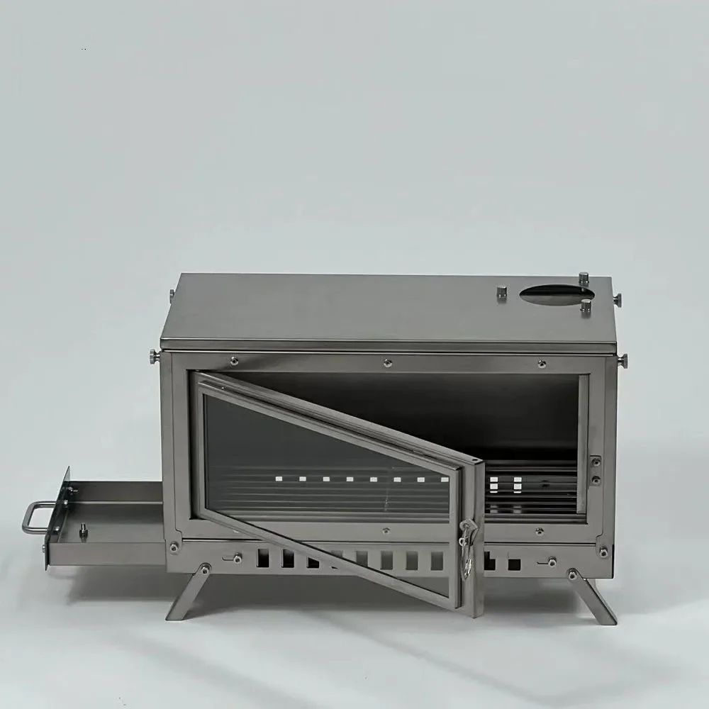 薪ストーブ テントストーブ 折りたたみ式 ポータブル 火鉢  - Outdoor Camping Oven のレビューと価格