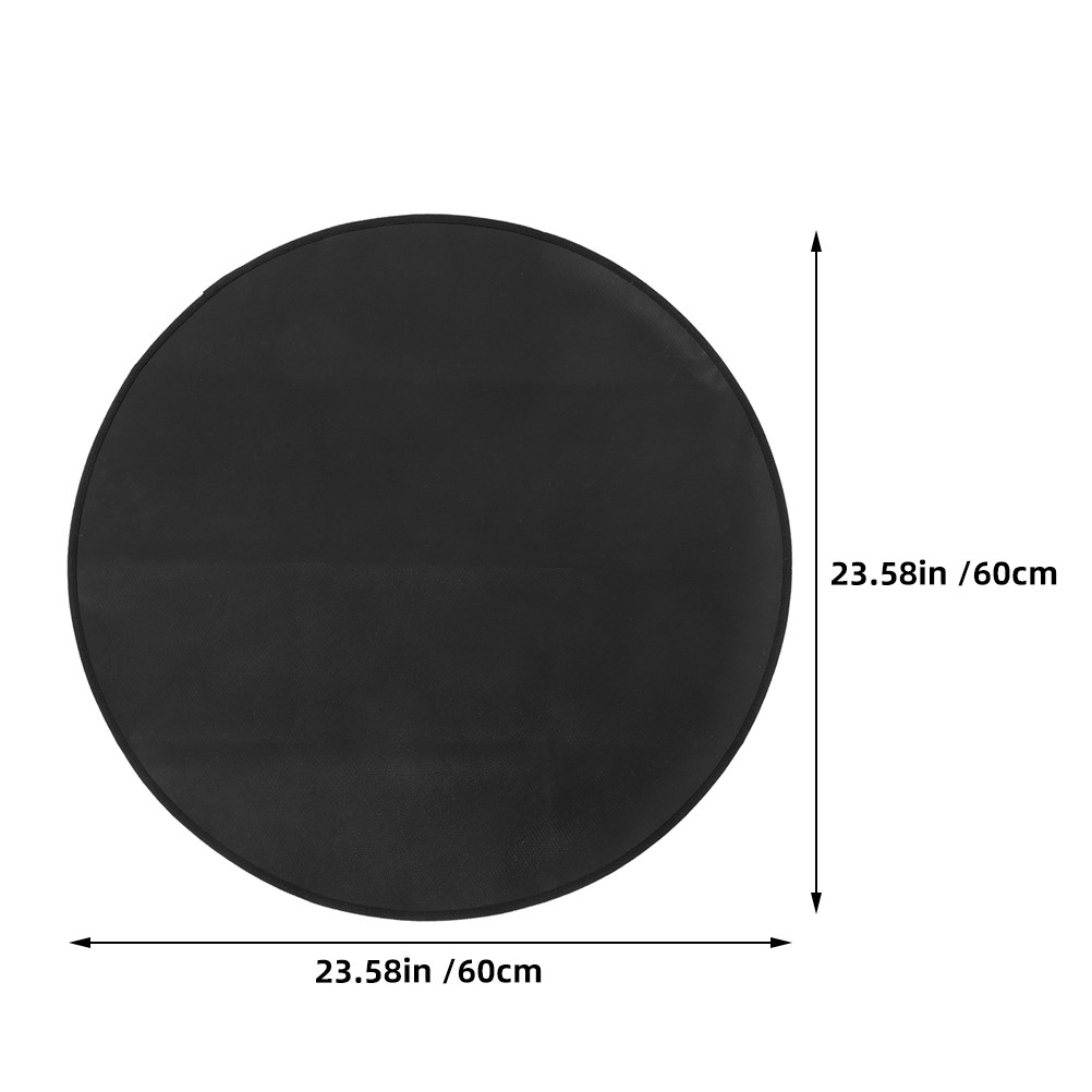 丸型耐火BBQマット 24インチ 耐熱性 アウトドアグリルパ - Outdoor Camping Mat のレビューと価格