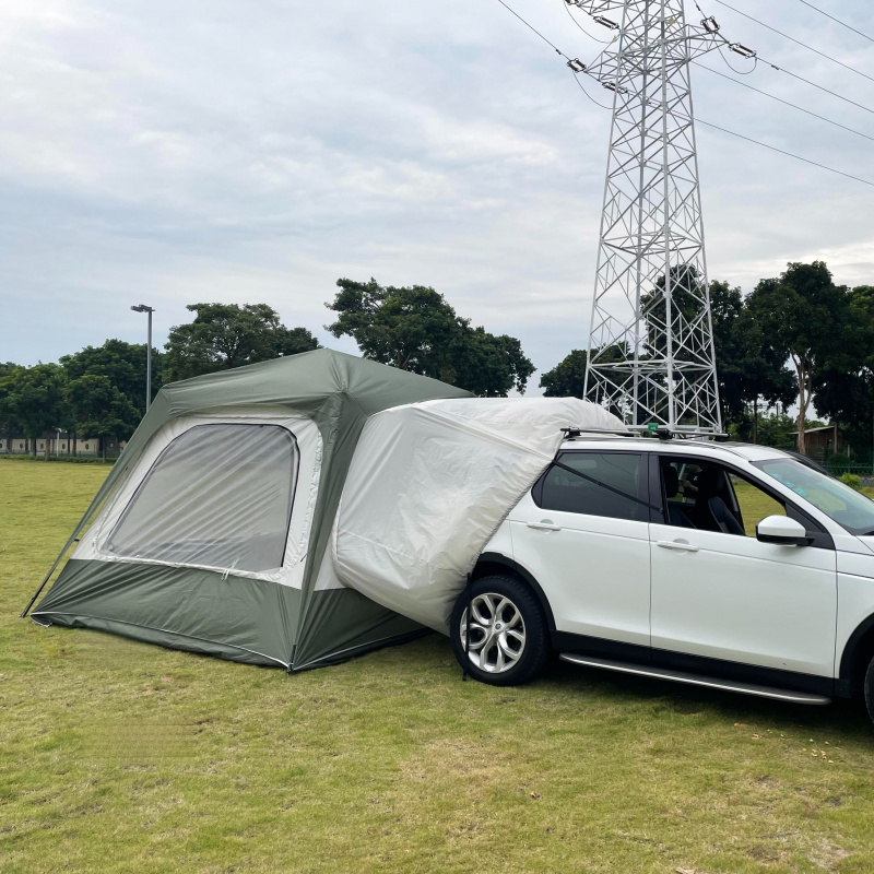 工場OEMポータブル折りたたみ式カールーフテント大容量屋外自 - Outdoor Camping Car Tail Tent のレビューと価格
