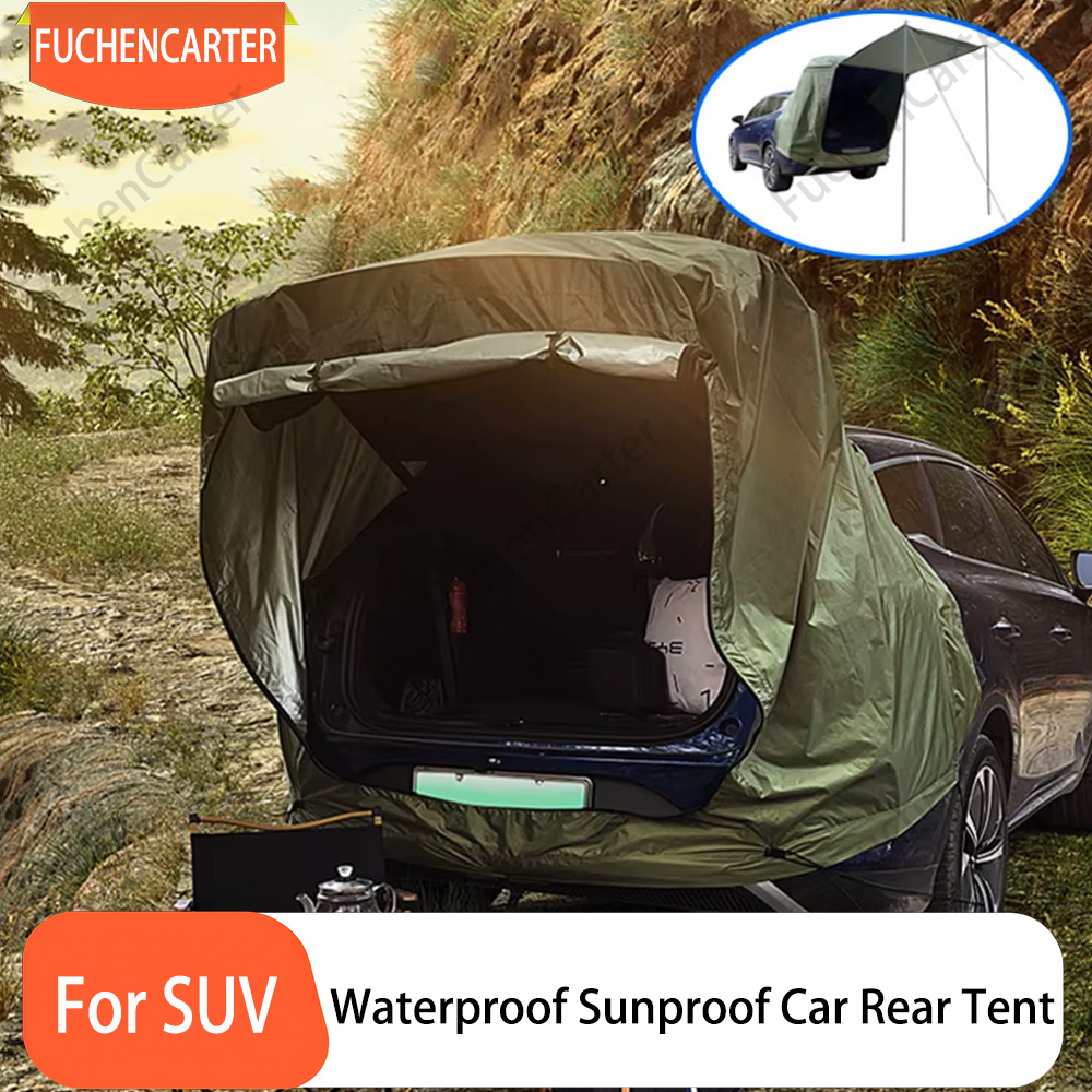 屋外キャンプピクニックSUVテールゲートテント防水日除け車後 - Outdoor Camping Car Tail Tent のレビューと価格