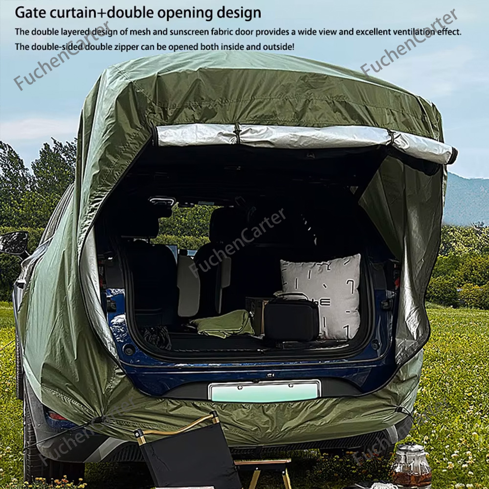 屋外キャンプピクニックSUVテールゲートテント防水日除け車後 - Outdoor Camping Car Tail Tent のレビューと価格