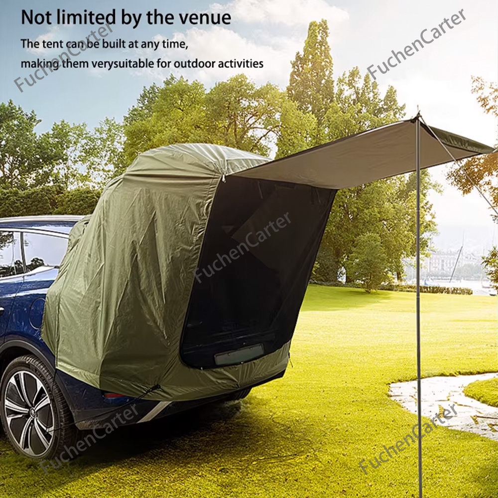 屋外キャンプピクニックSUVテールゲートテント防水日除け車後 - Outdoor Camping Car Tail Tent のレビューと価格