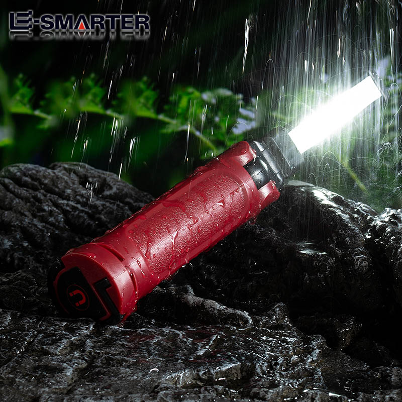 COB LED ワークライト充電式折りたたみ懐中電灯屋外キャ - Outdoor Camping Light Portable のレビューと価格