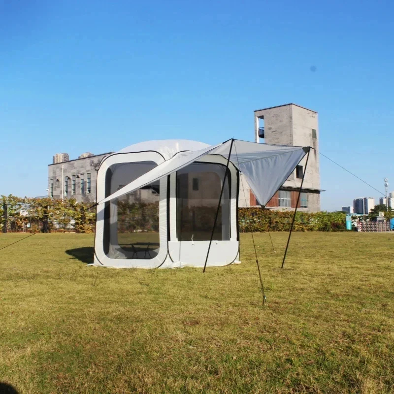 折りたたみ式通気性6面MH中庭屋外キャンプテントキャノピーカ - Outdoor Camping Car Tail Tent のレビューと価格