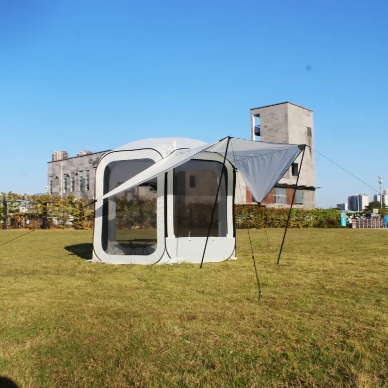 折りたたみ式通気性6面MH中庭屋外キャンプテントキャノピーカ - Outdoor Camping Car Tail Tent のレビューと価格