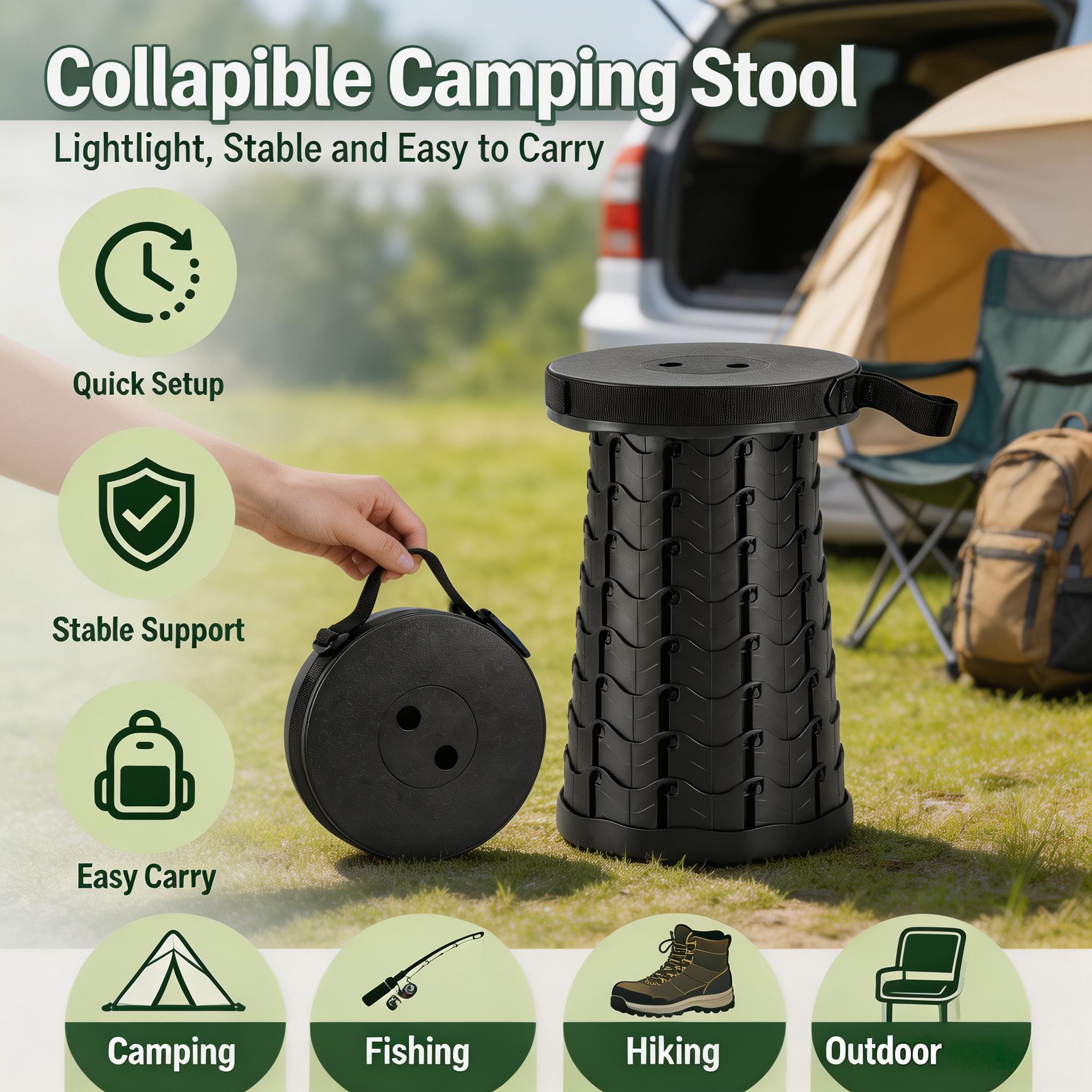 2026 軽量ポータブル折りたたみ釣り用スツール コンパクト - Outdoor Camping Events 2026 のレビューと価格