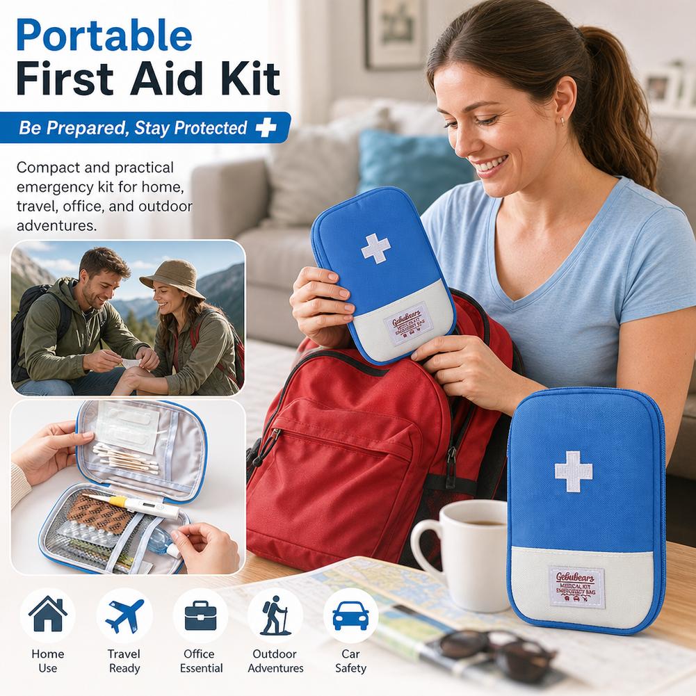 大容量ポータブル救急キットバッグ、家庭、車、旅行、キャンプ、 - Outdoor Camping Set のレビューと価格