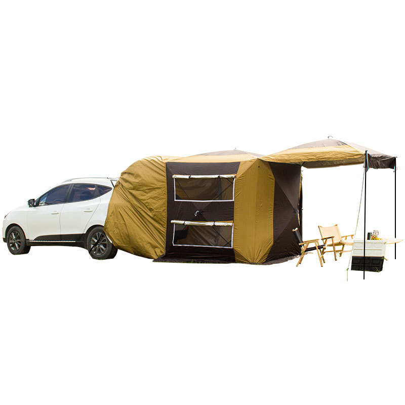 屋外キャンプ用テント、ポータブル荒野サバイバルテント、保温テ - Outdoor Camping Car Tail Tent のレビューと価格
