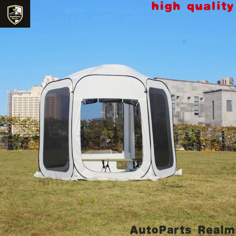新製品は速く売れています。折りたたみ式通気性のある六面MH中 - Outdoor Camping Car Tail Tent のレビューと価格