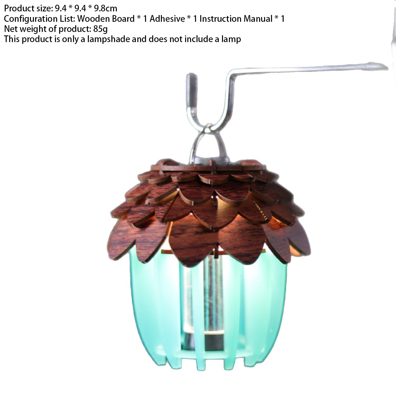 松ぼっくり型ランタンシェード DIY 木製ランプカバー キャ - Camping Solar Lantern のレビューと価格