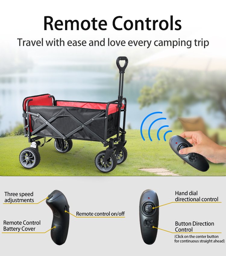 電動キャンプワゴンカート 折りたたみ式 2000mAh 電動 - Outdoor Camping Set のレビューと価格