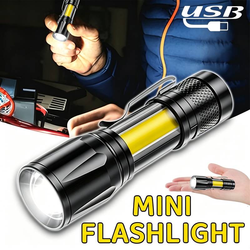 ミニ LED 懐中電灯 COB 投光器ポータブル作業トーチ  - Outdoor Camping Light Portable のレビューと価格