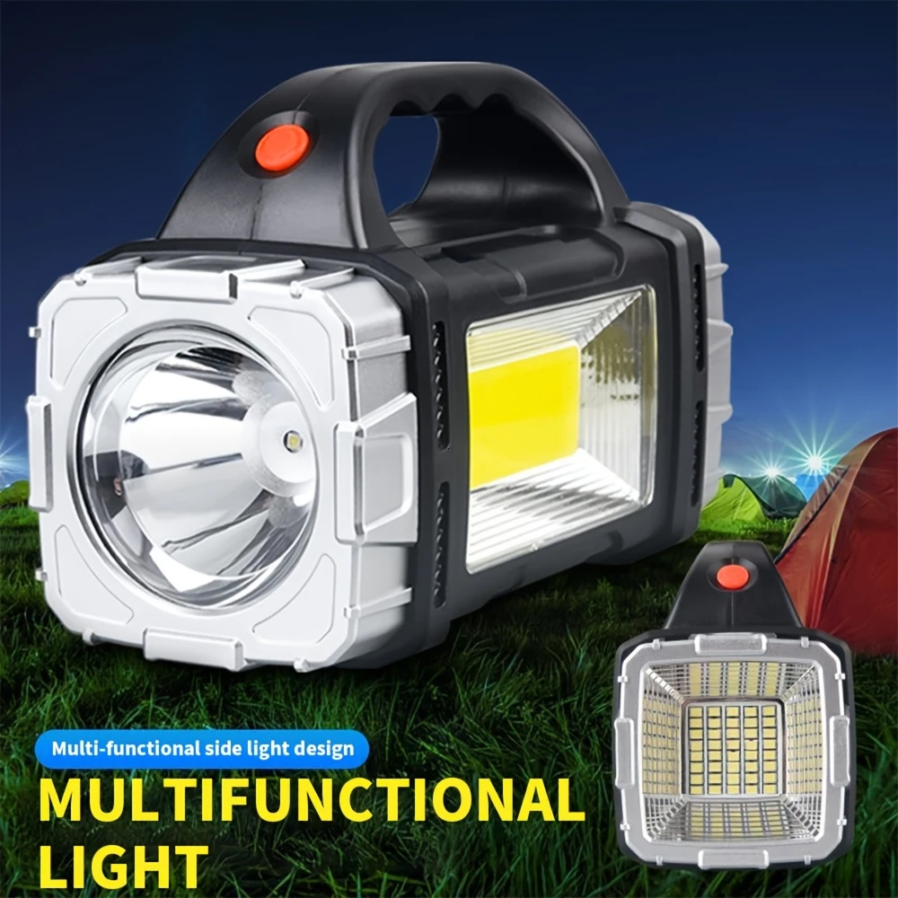 ポータブル強力な USB 充電式懐中電灯ソーラー LED ラ - Outdoor Camping Light Portable のレビューと価格