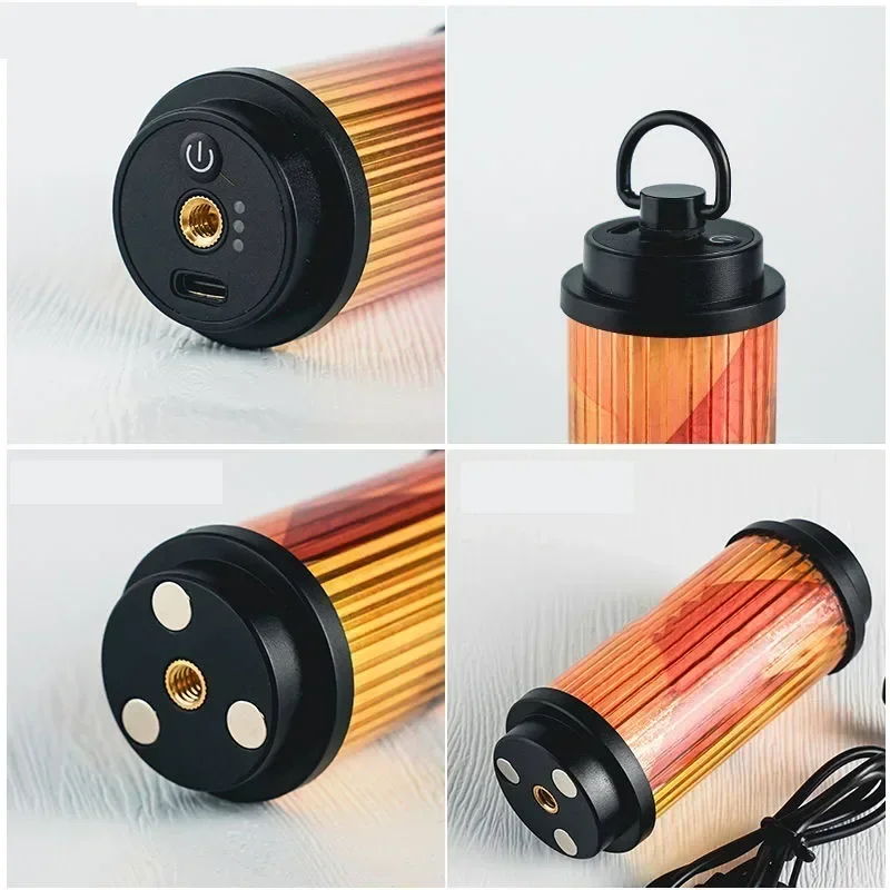 USB充電式キャンプ大気ランプ、5つの照明モードテントランタ - Camping Solar Lantern のレビューと価格