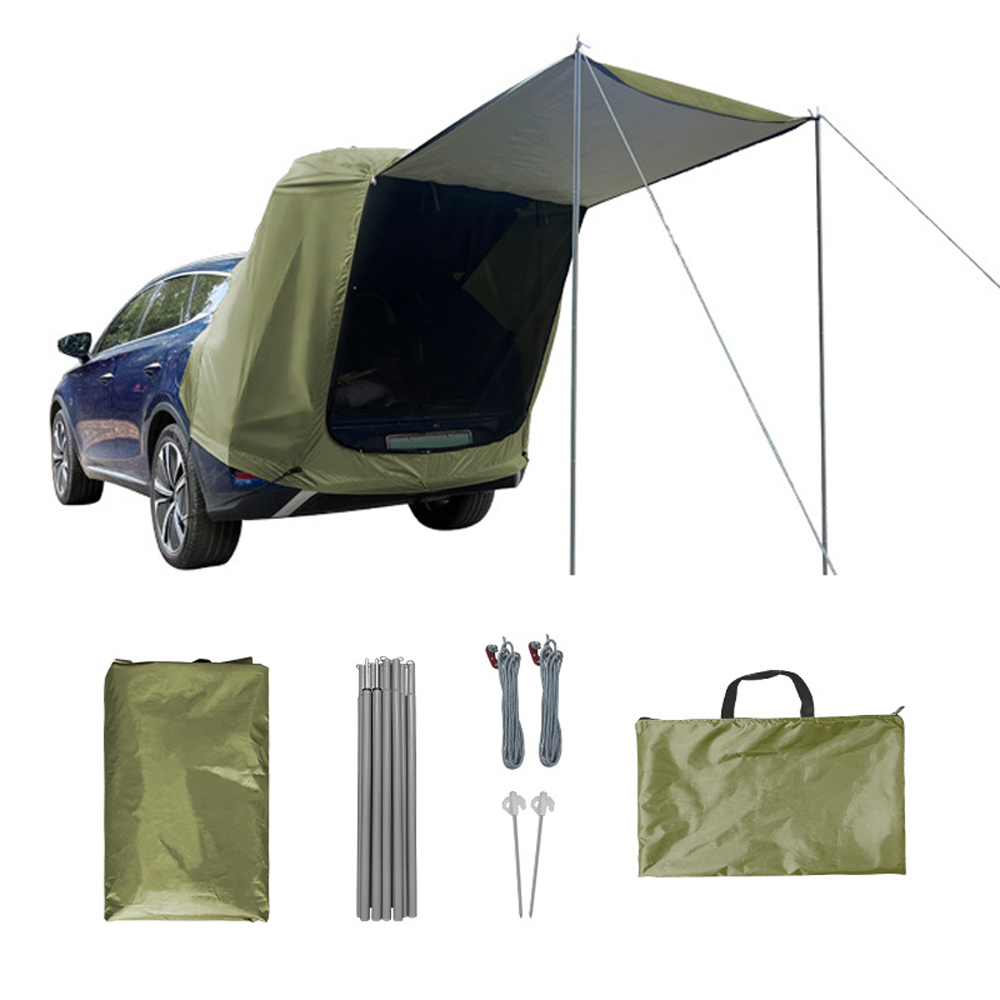 キャンプ,ピクニック,mpv,t用のキャノピー,SUVリアエ - Outdoor Camping Car Tail Tent のレビューと価格