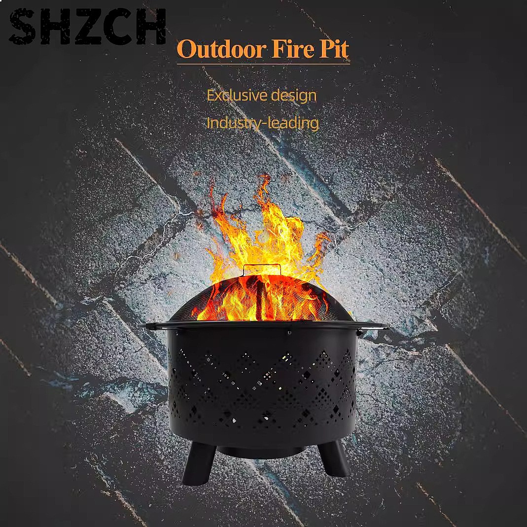 屋外用炭火暖炉、キャンプ・パティオ・庭用 - Outdoor Camping Set のレビューと価格