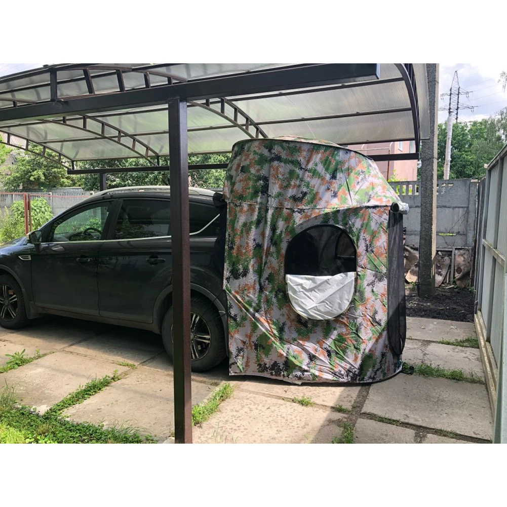 車のルーフテント,車の屋外機器,日よけ,窓なしでの防水 - Outdoor Camping Car Tail Tent のレビューと価格