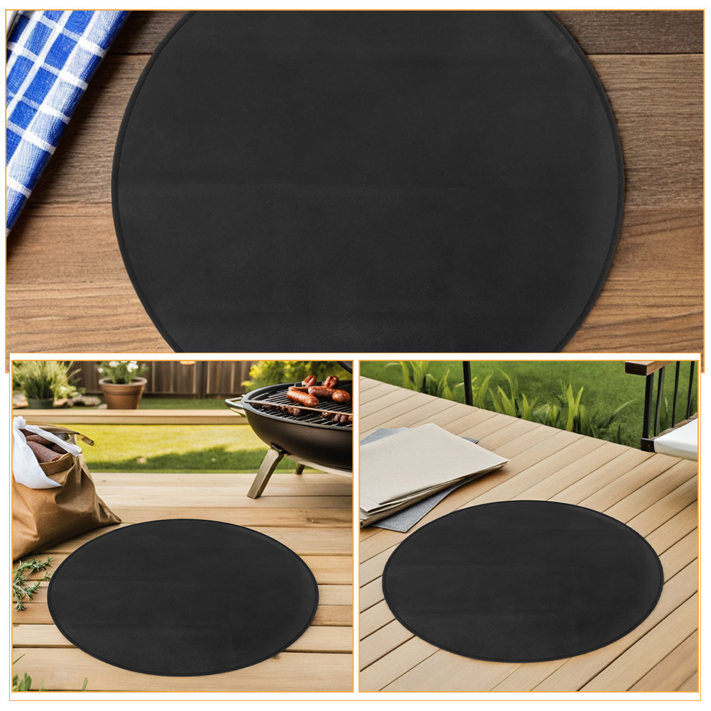 丸型耐火BBQマット 耐熱ファイヤーピットマット アウトドア - Outdoor Camping Mat のレビューと価格
