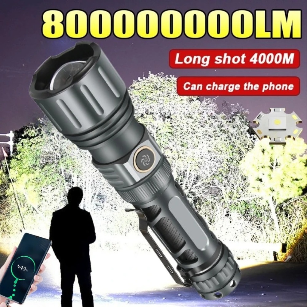 超高輝度懐中電灯ポータブル充電式 LED ランプ戦術的なキャ - Outdoor Camping Light Portable のレビューと価格