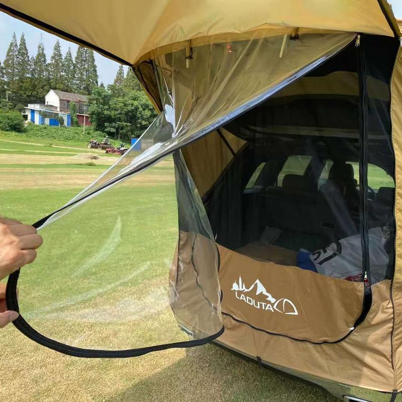 車のトランクテント自動日よけ防水suv車のテールテントポータ - Outdoor Camping Car Tail Tent のレビューと価格