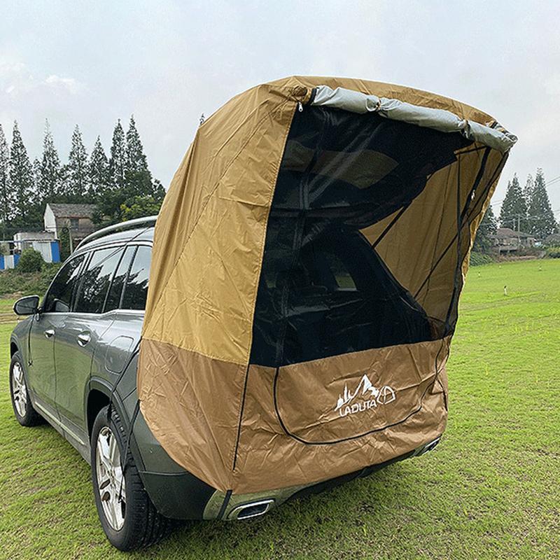 車のトランクテント自動日よけ防水suv車のテールテントポータ - Outdoor Camping Car Tail Tent のレビューと価格