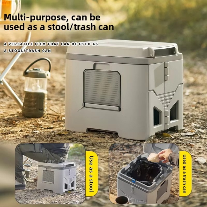 大人用防臭折りたたみ式キャンプトイレ、屋外、車内緊急時、RV - Outdoor Camping Set のレビューと価格