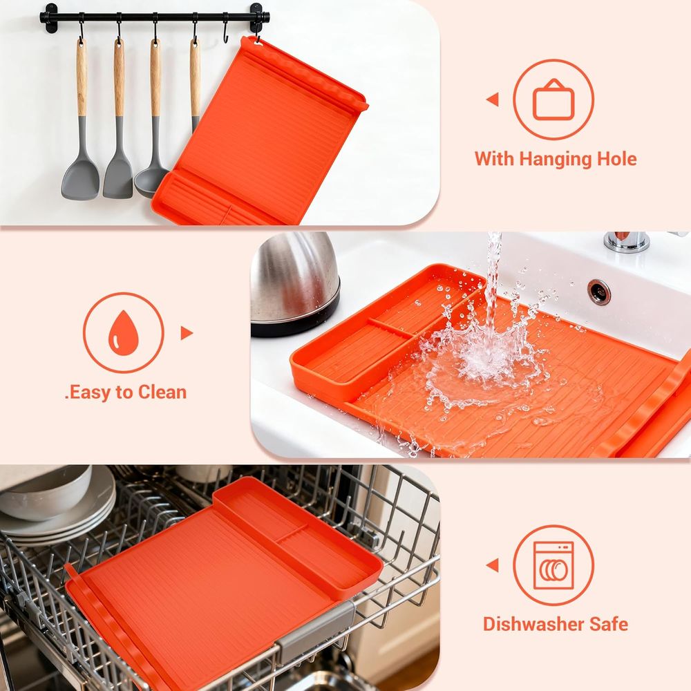 耐熱シリコングリルマット - 16x11.5インチ 滑り止め - Outdoor Camping Mat のレビューと価格