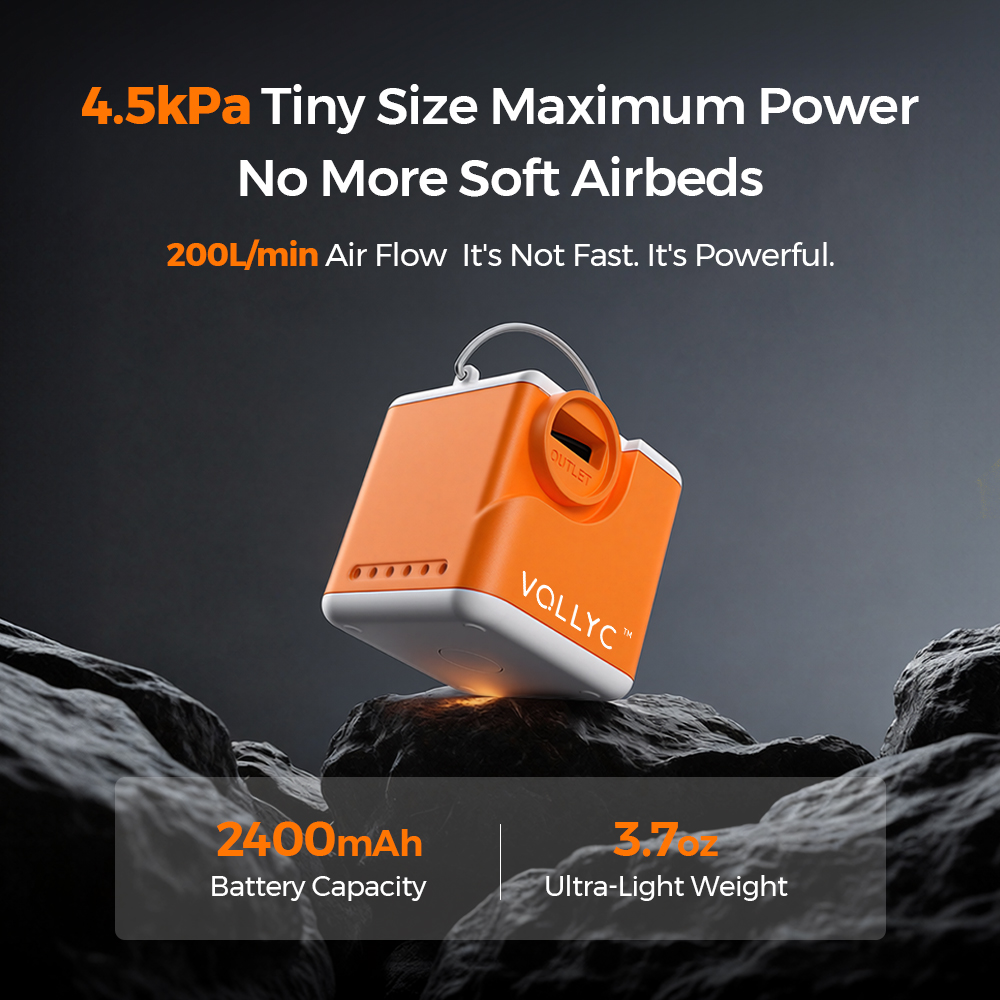 VOLLYC 電動エアポンプ、NANO PUMP 5、超軽量 - Outdoor Inflatable Camping Tent With Air Pump のレビューと価格