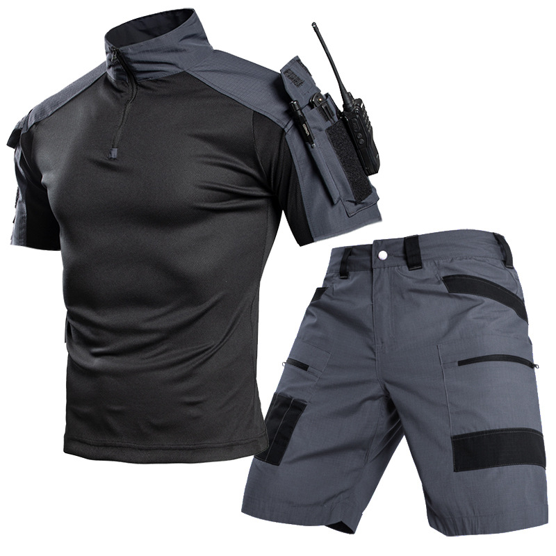 メンズアウトドアクイックドライタクティカルTシャツセット ハ - Outdoor Camping Set のレビューと価格